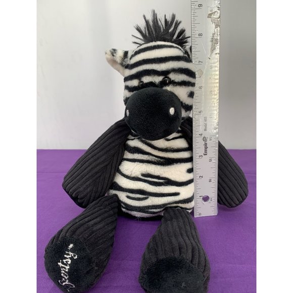 Scentsy Buddy 2012 Black and White Zebra Plush 9 inch Sitting - Picture 2 of 13